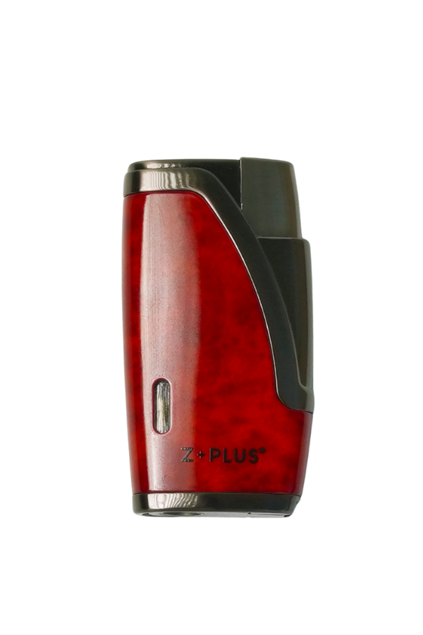 Z+Plus 2 Torch Pürmüz Ahşap-Gümüş Metal Puro Çakmağı