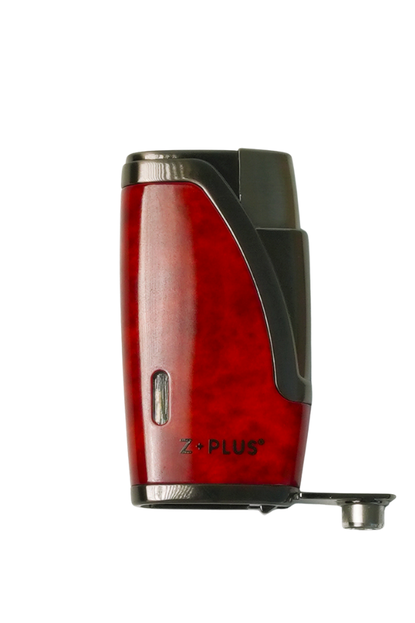 Z+Plus 2 Torch Pürmüz Ahşap-Gümüş Metal Puro Çakmağı