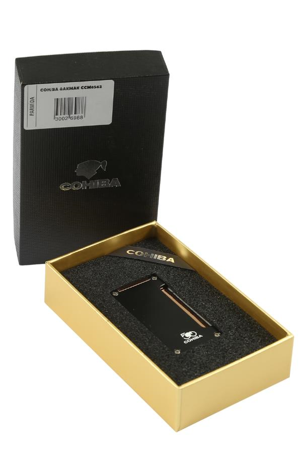 Cohiba Siyah-Gold Tek Torch Pürmüz Metal  Puro Çakmağı