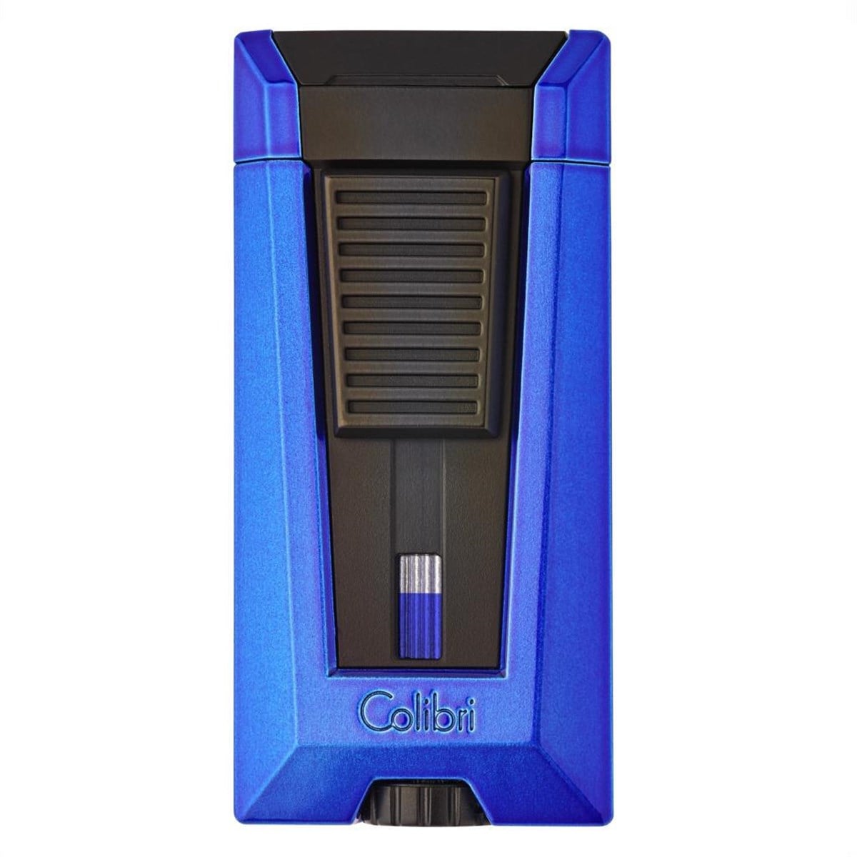 TR3785,Colibri Stealth 3 Metalik Mavi-Siyah Puro Çakmağı