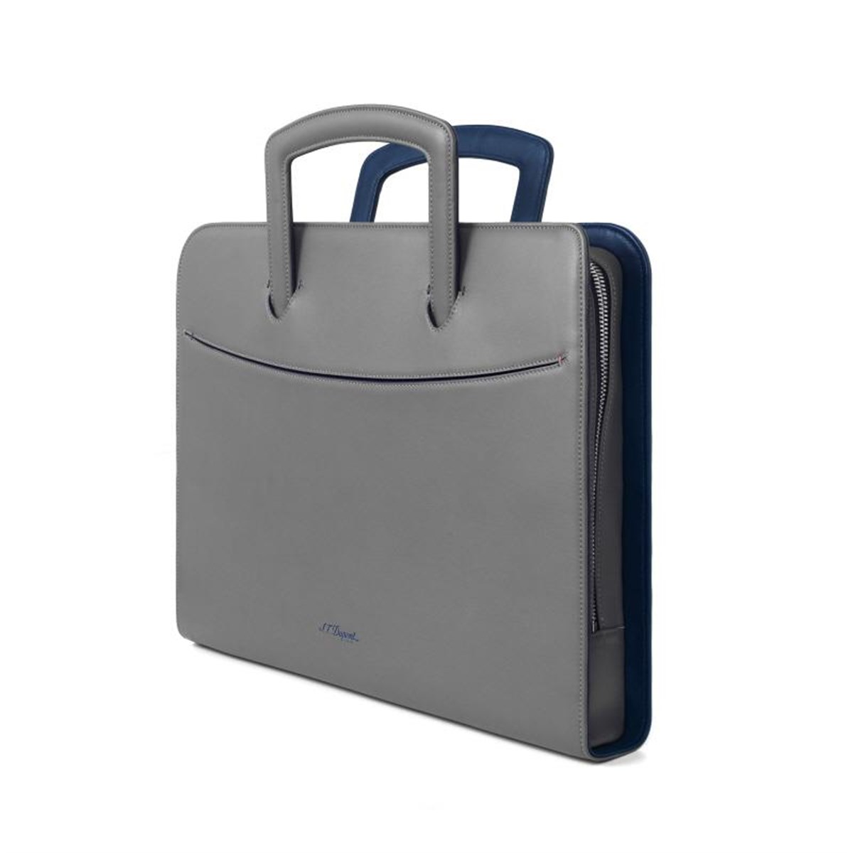 S.T. Dupont Gri Deri Evrak Çantası 185200