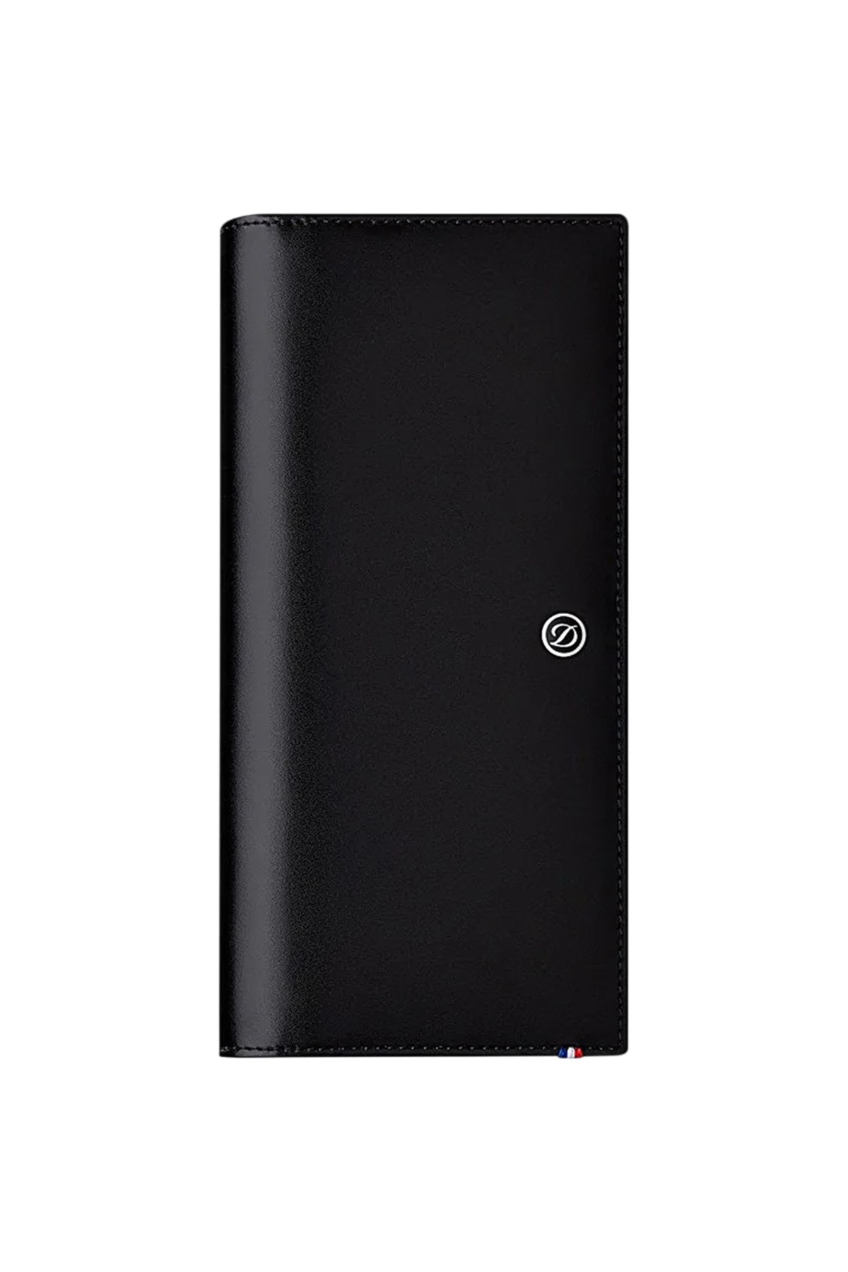 S.T. Dupont Line D Black Long Smooth Deri Cüzdan 180045