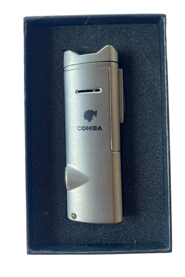 Cohiba 3 Torch Pürmüz Gunmetal Puro Çakmağı