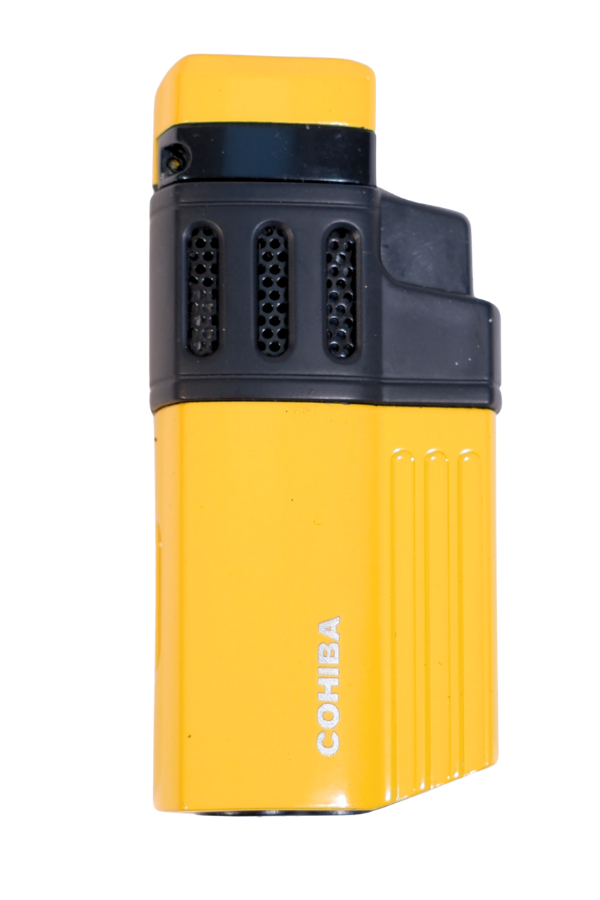 Cohiba 4 Torch Pürmüz Delicili Sarı Siyah Metal Puro Çakmağı