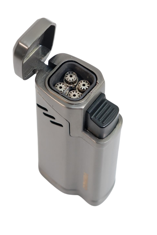 Cohiba 4 Torch Pürmüz Delicili Gunmetal Metal Puro Çakmağı