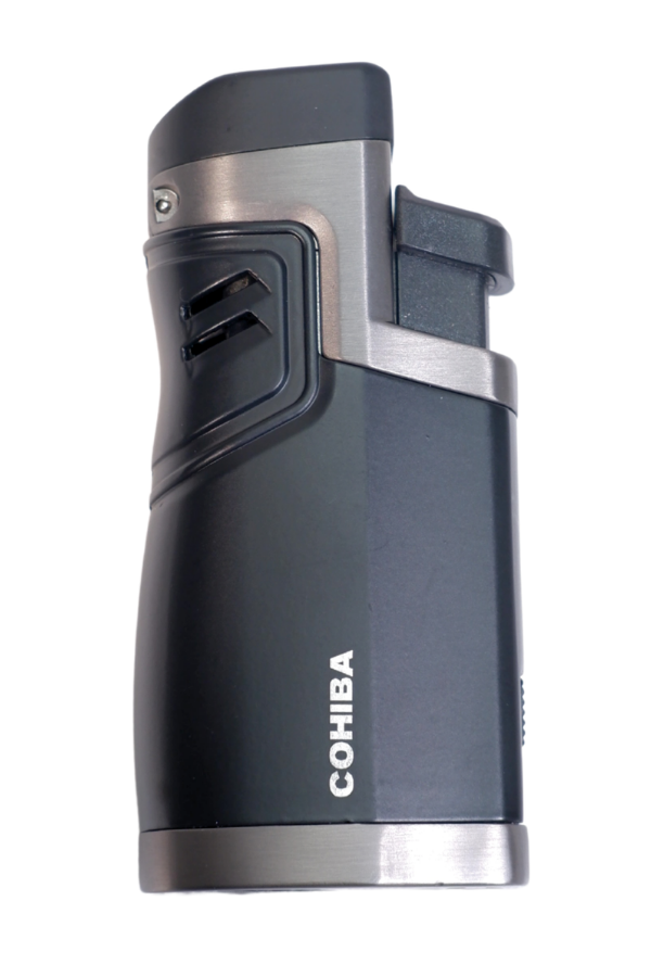 Cohiba 4 Torch Pürmüz Delicili Siyah Metal Puro Çakmağı