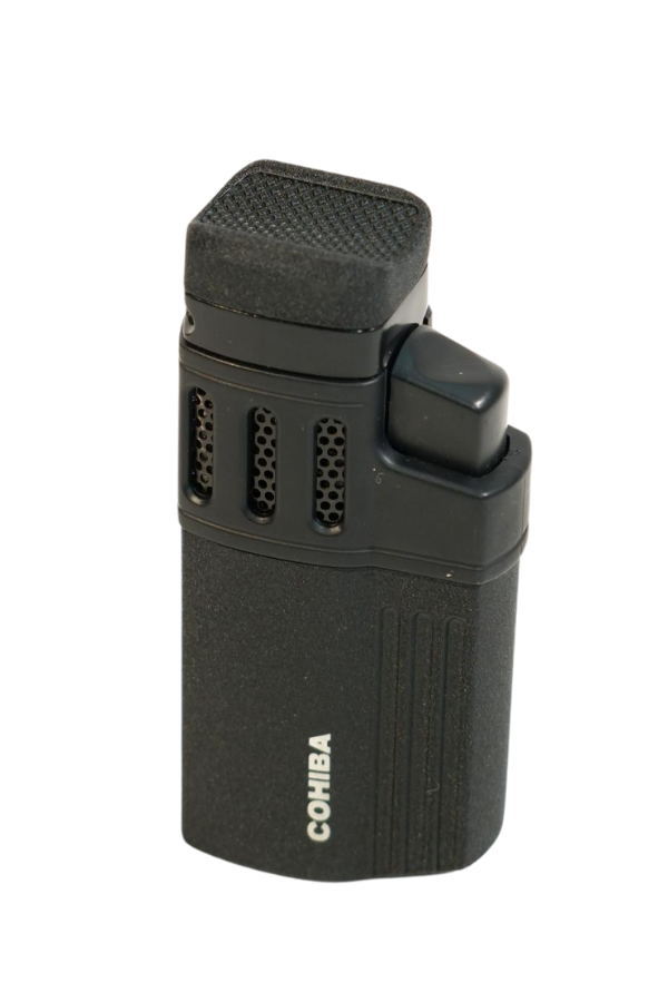 Cohiba 4 Torch Pürmüz Delicili Siyah Metal Puro Çakmağı