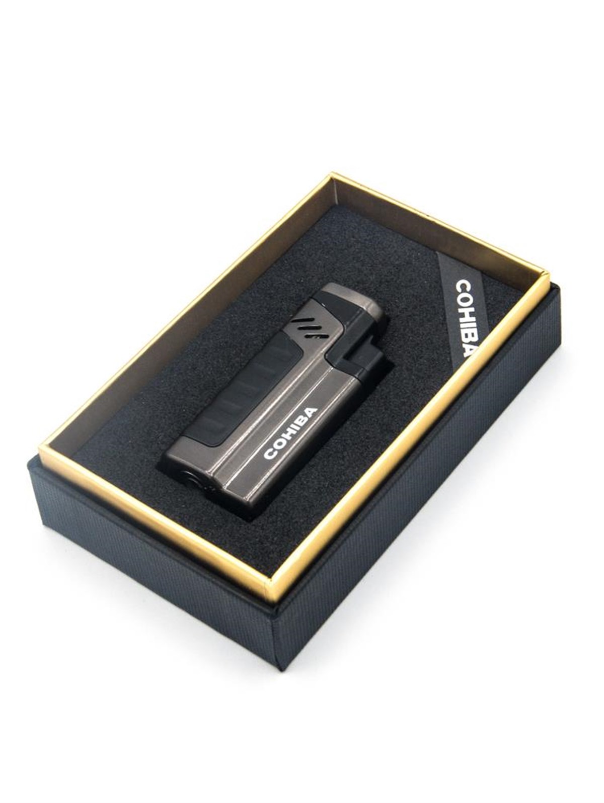 Cohiba 4 Torch Pürmüz Siyah Puro Çakmağı