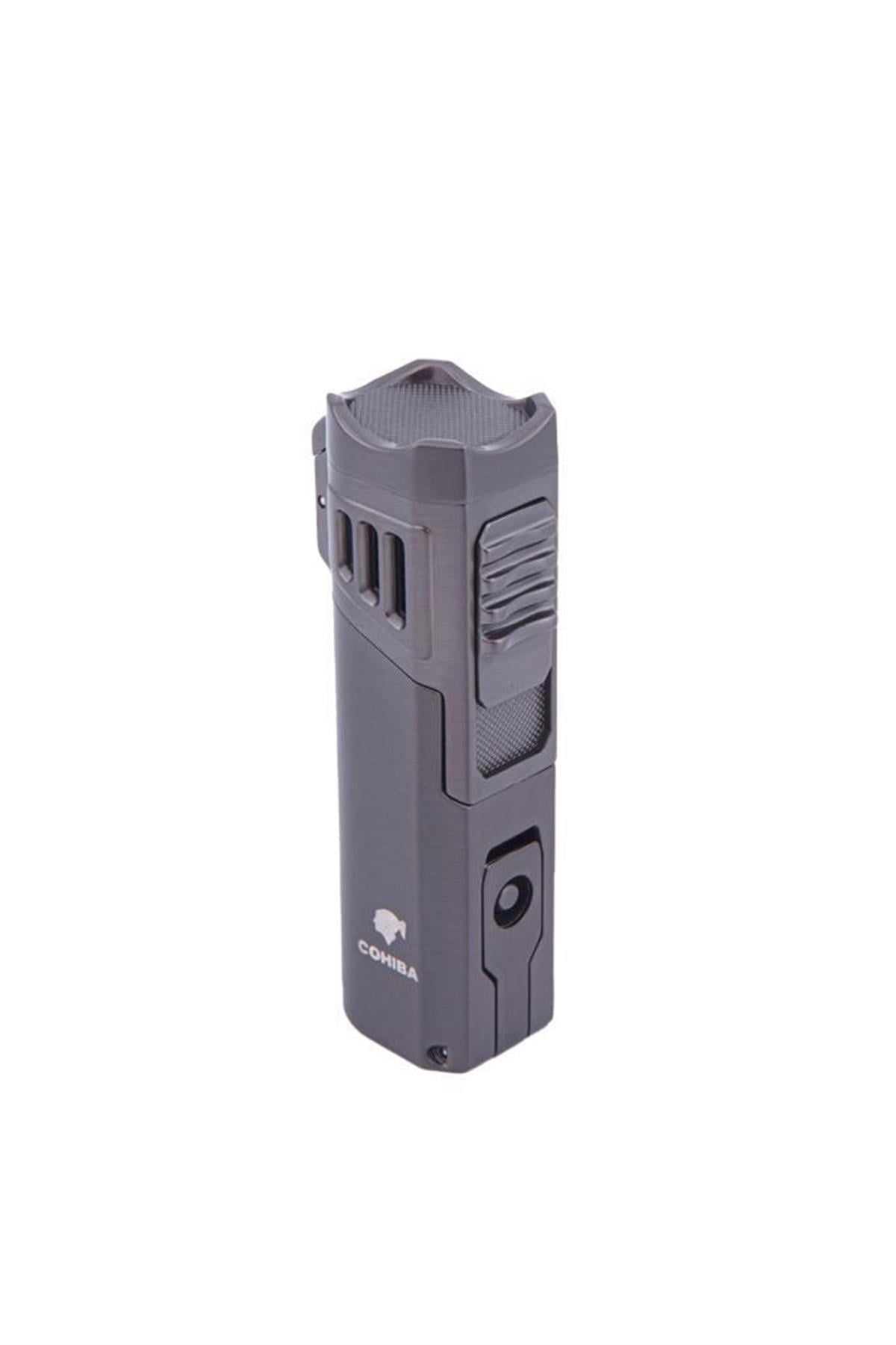 Cohiba 4 Torch Pürmüz Gunmetal Puro Çakmağı