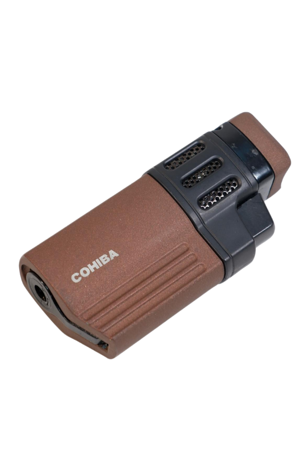 Cohiba 4 Torch Pürmüz Delici Kahverengi Siyah Metal Puro Çakmağı