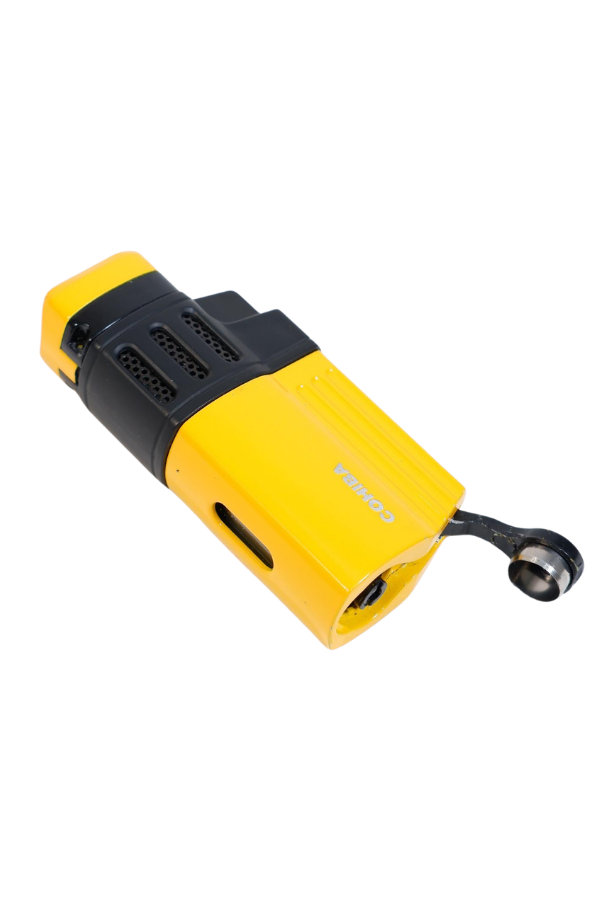 Cohiba 4 Torch Pürmüz Delicili Sarı Siyah Metal Puro Çakmağı