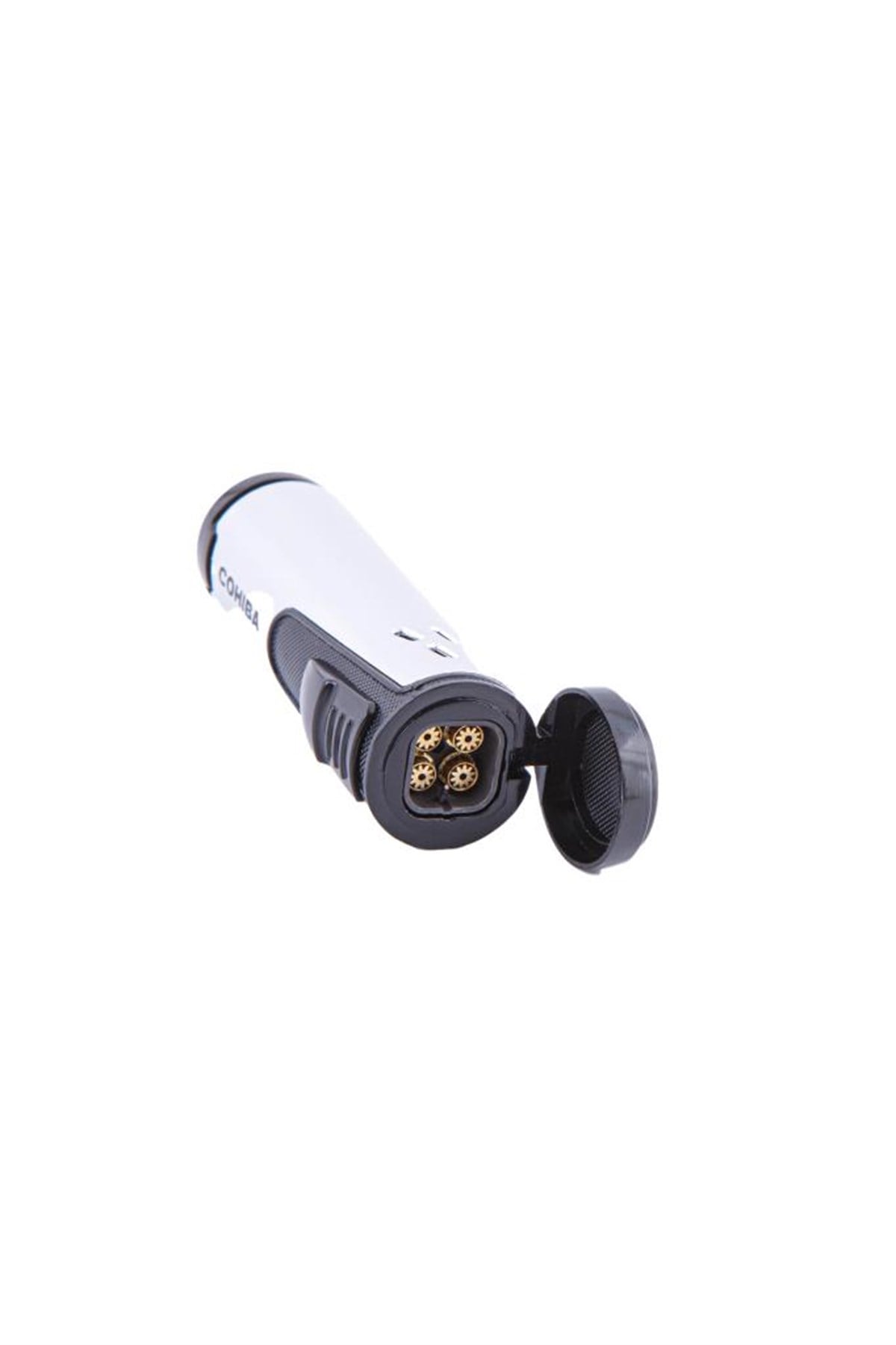 Cohiba Dört Torch Pürmüz Gümüş Silindir Puro Çakmağı