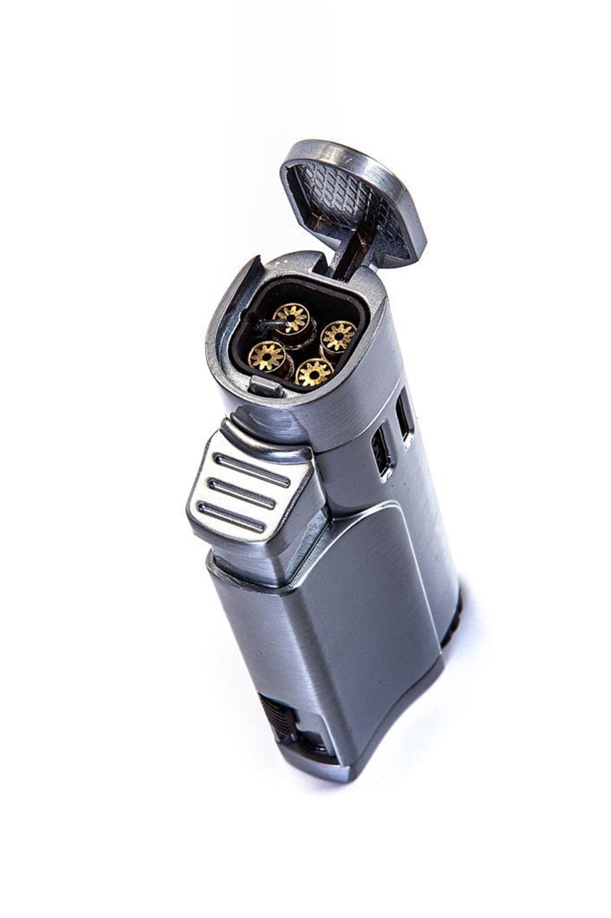 Cohiba Dört Torch Pürmüz Gümüş Puro Çakmağı