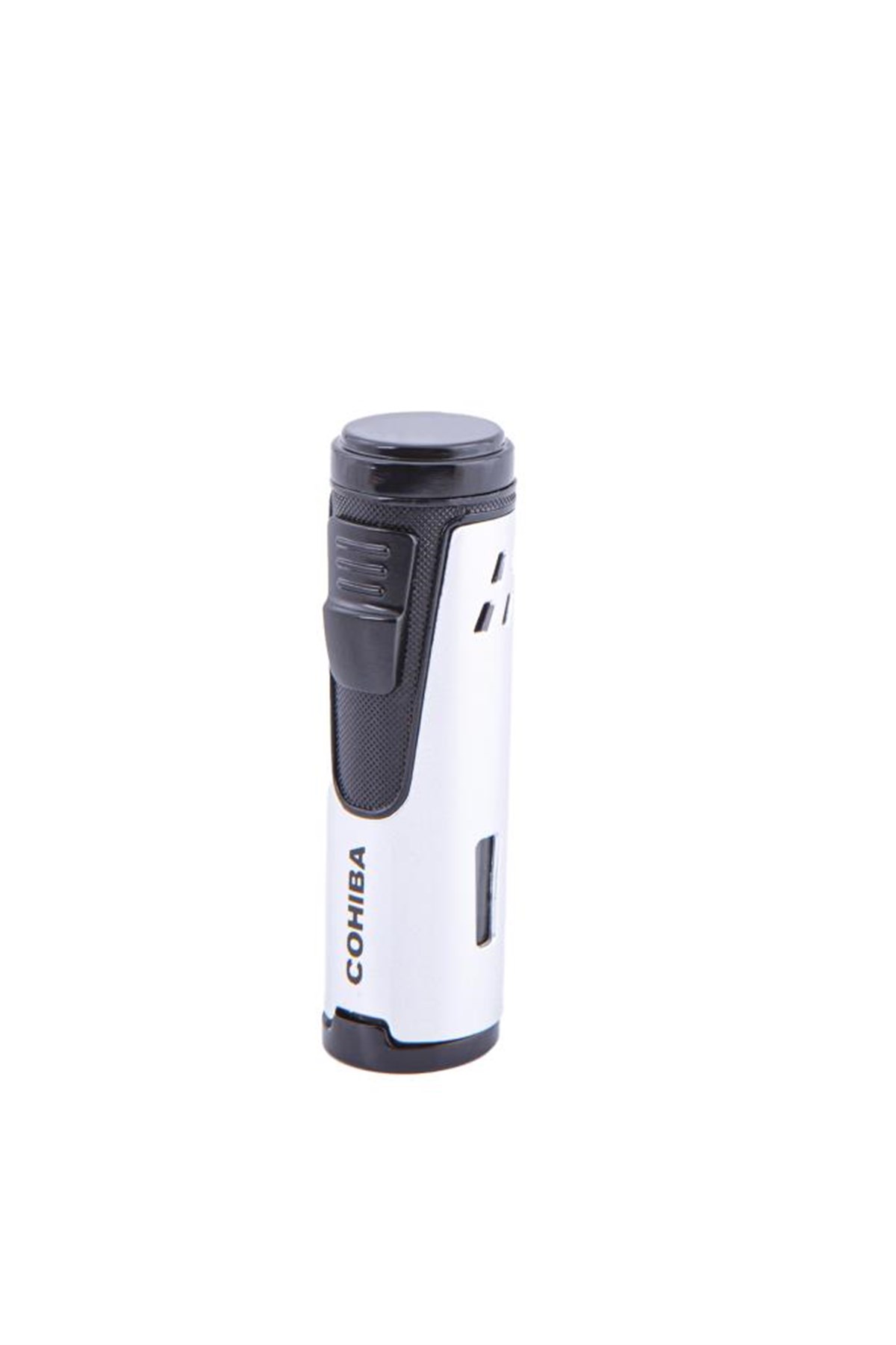 Cohiba Dört Torch Pürmüz Gümüş Silindir Puro Çakmağı
