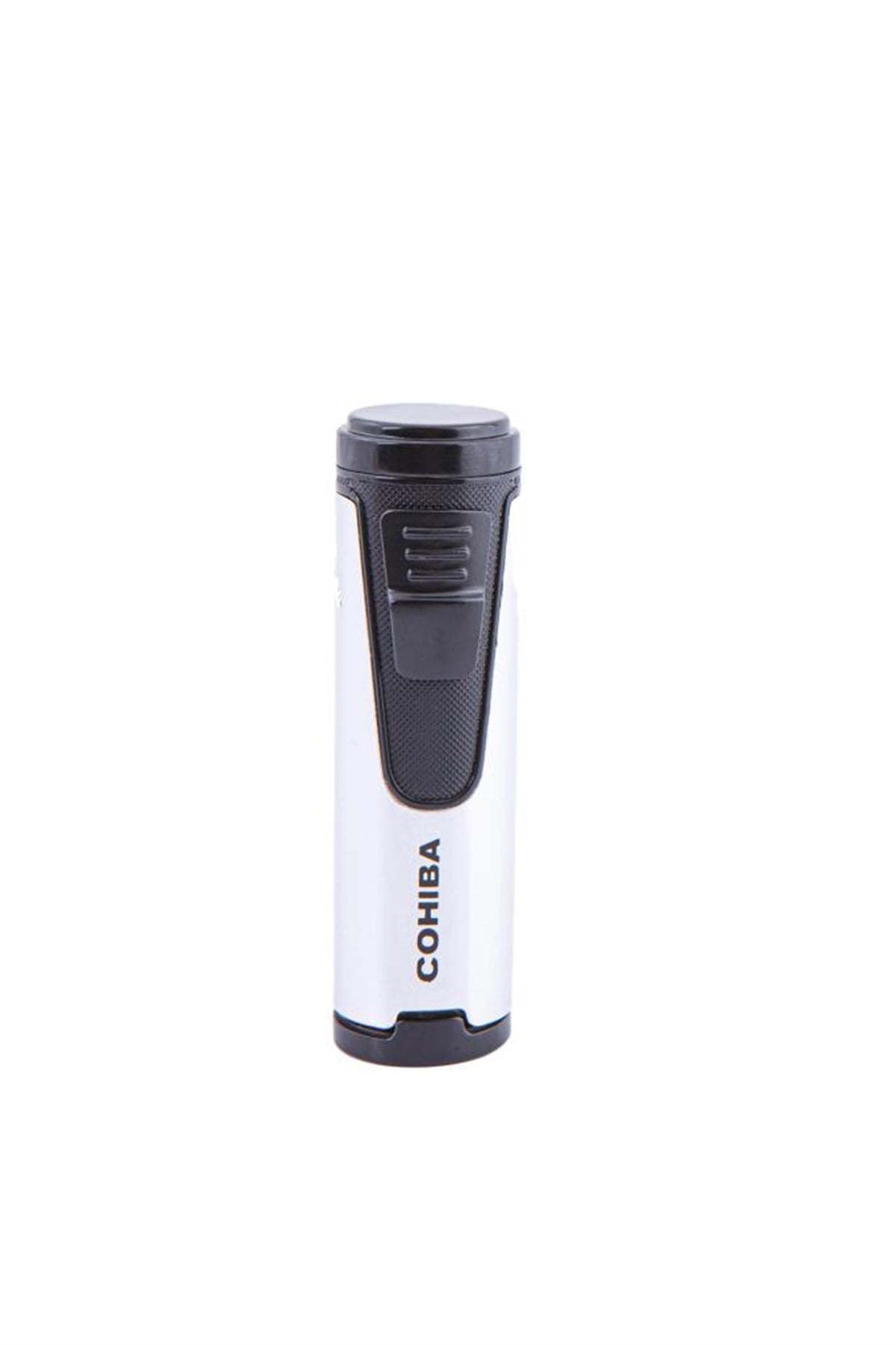 Cohiba Dört Torch Pürmüz Gümüş Silindir Puro Çakmağı