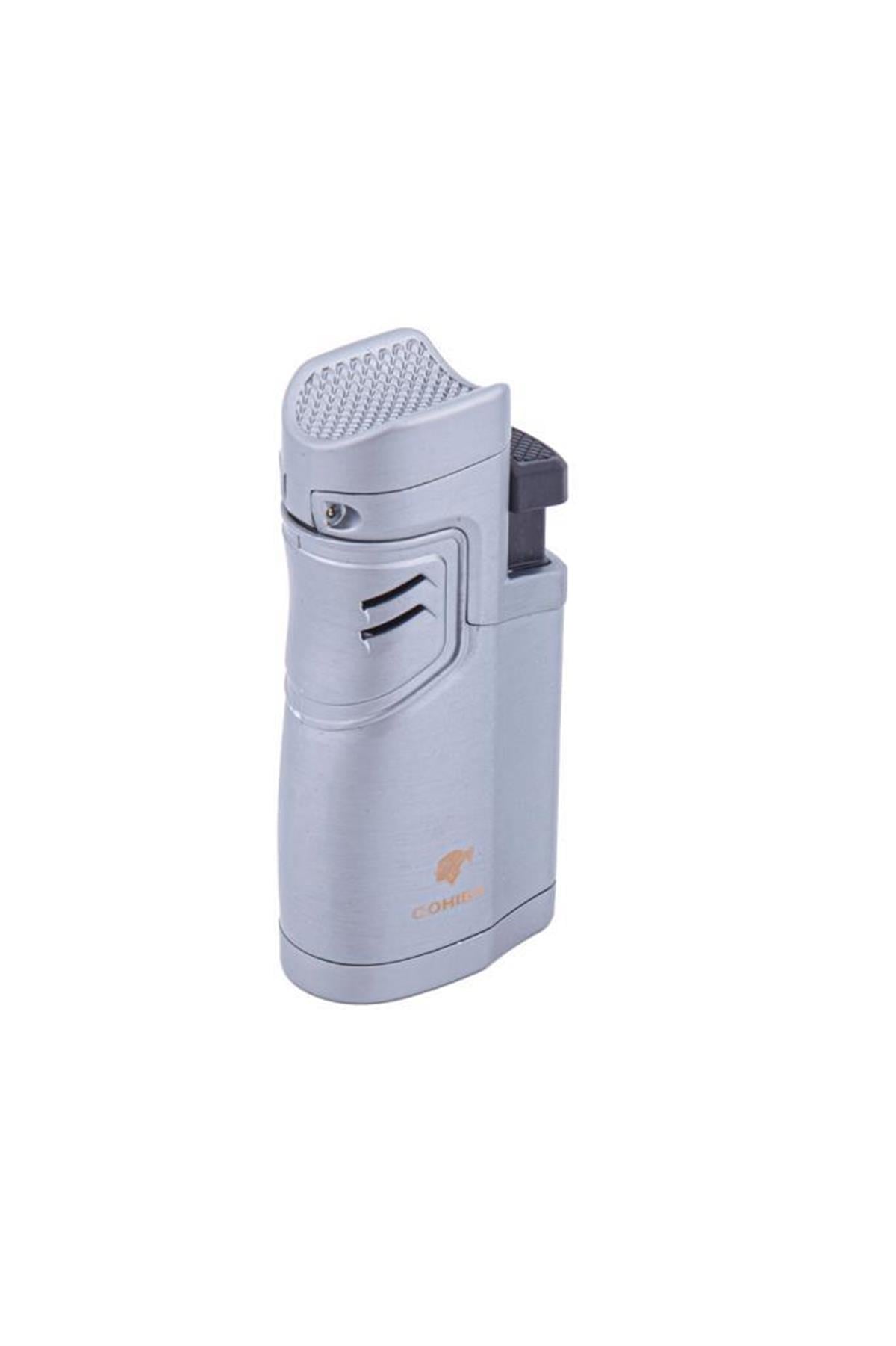 Cohiba Dört Torch Pürmüz Gümüş Puro Çakmağı