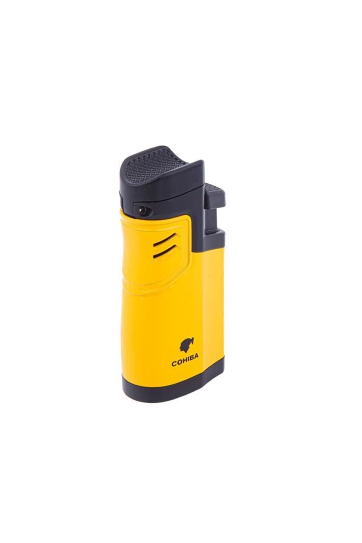 Cohiba Dört Torch Pürmüz Sarı Puro Çakmağı