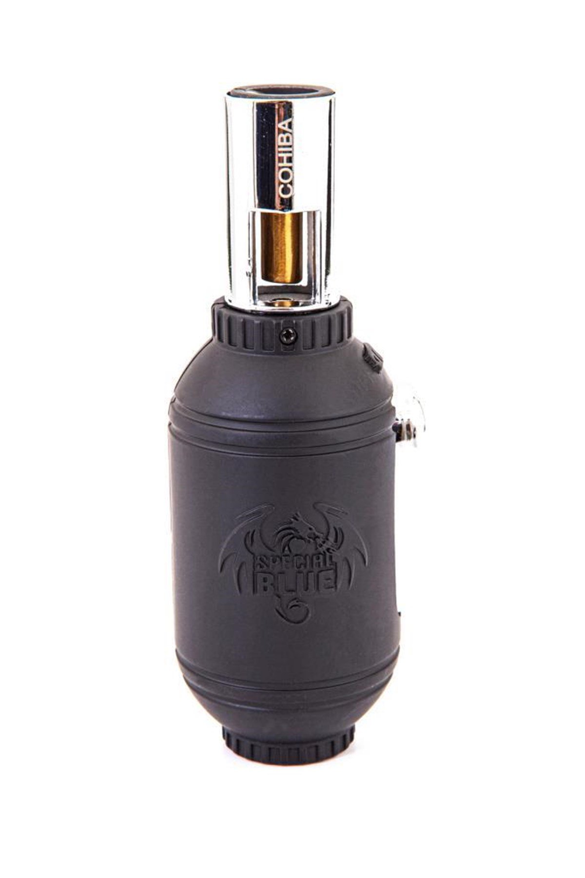 Cohiba Masa Tipi Tek Torch Pürmüz Siyah Puro Çakmağı