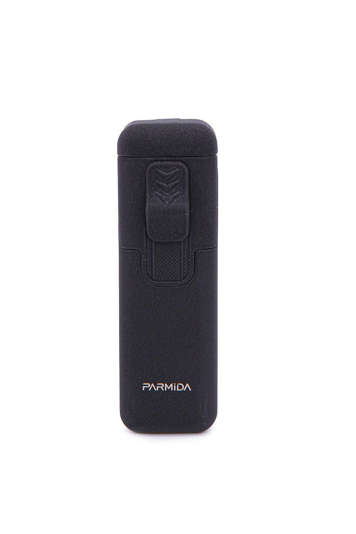 Parmida 4 Torch Pürmüz Mat Siyah Metal Puro Çakmağı