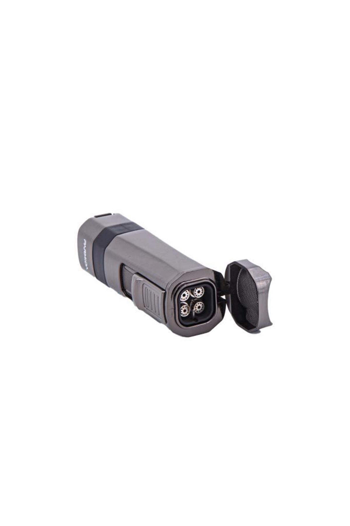 Parmida 4 Torch Pürmüz Gunmetal Puro Çakmağı