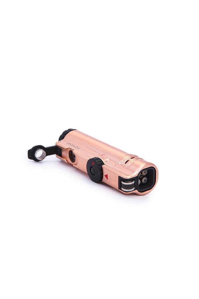 Parmida 4 Torch Pürmüz Rose Gold Metal Puro Çakmağı