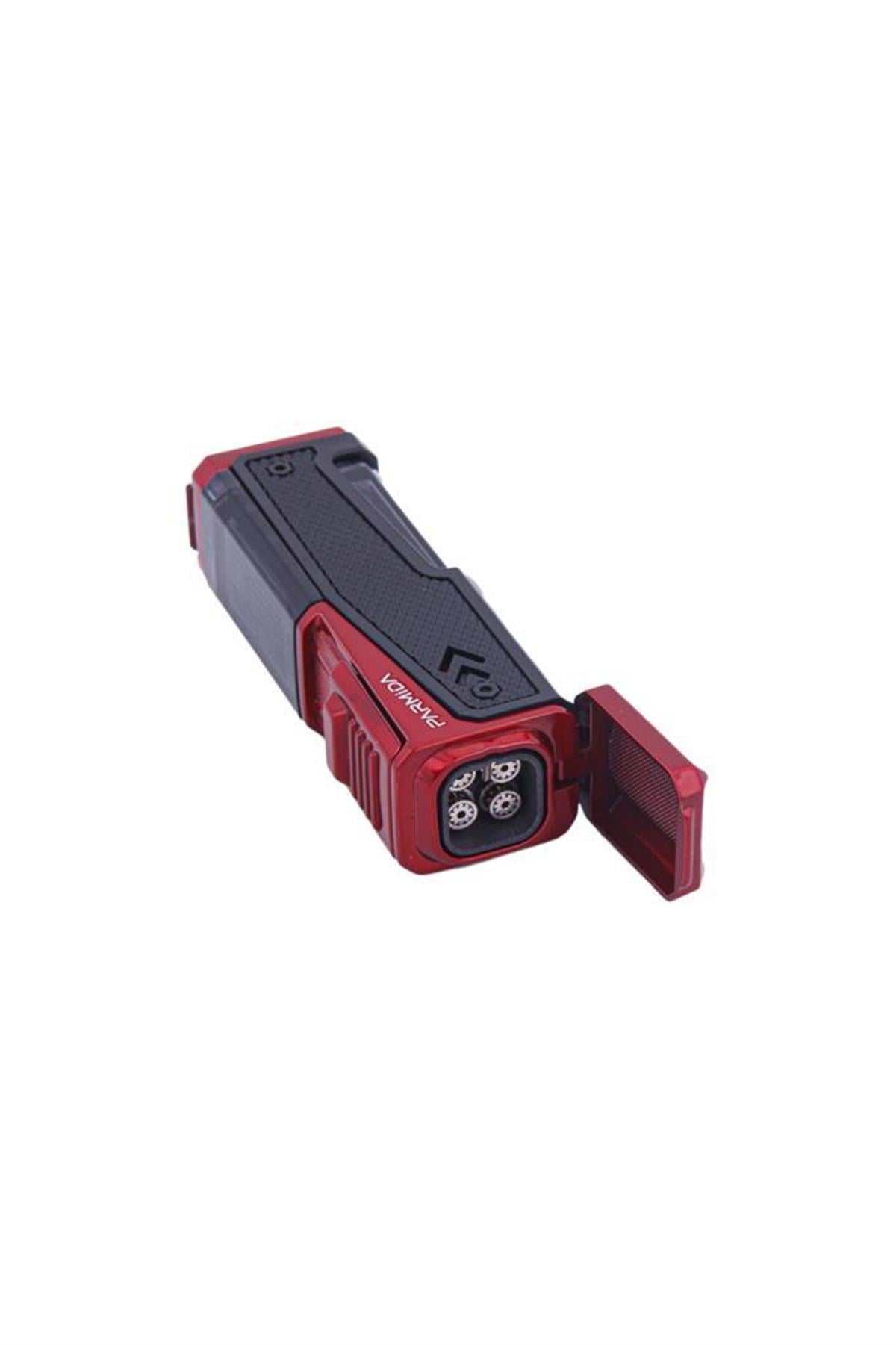 Parmida 4 Torch Pürmüz Kırmızı Puro Çakmağı