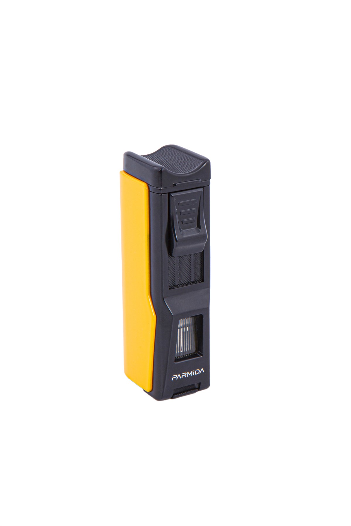 Parmida Dört Torch Pürmüz Sarı-Siyah Puro Çakmağı