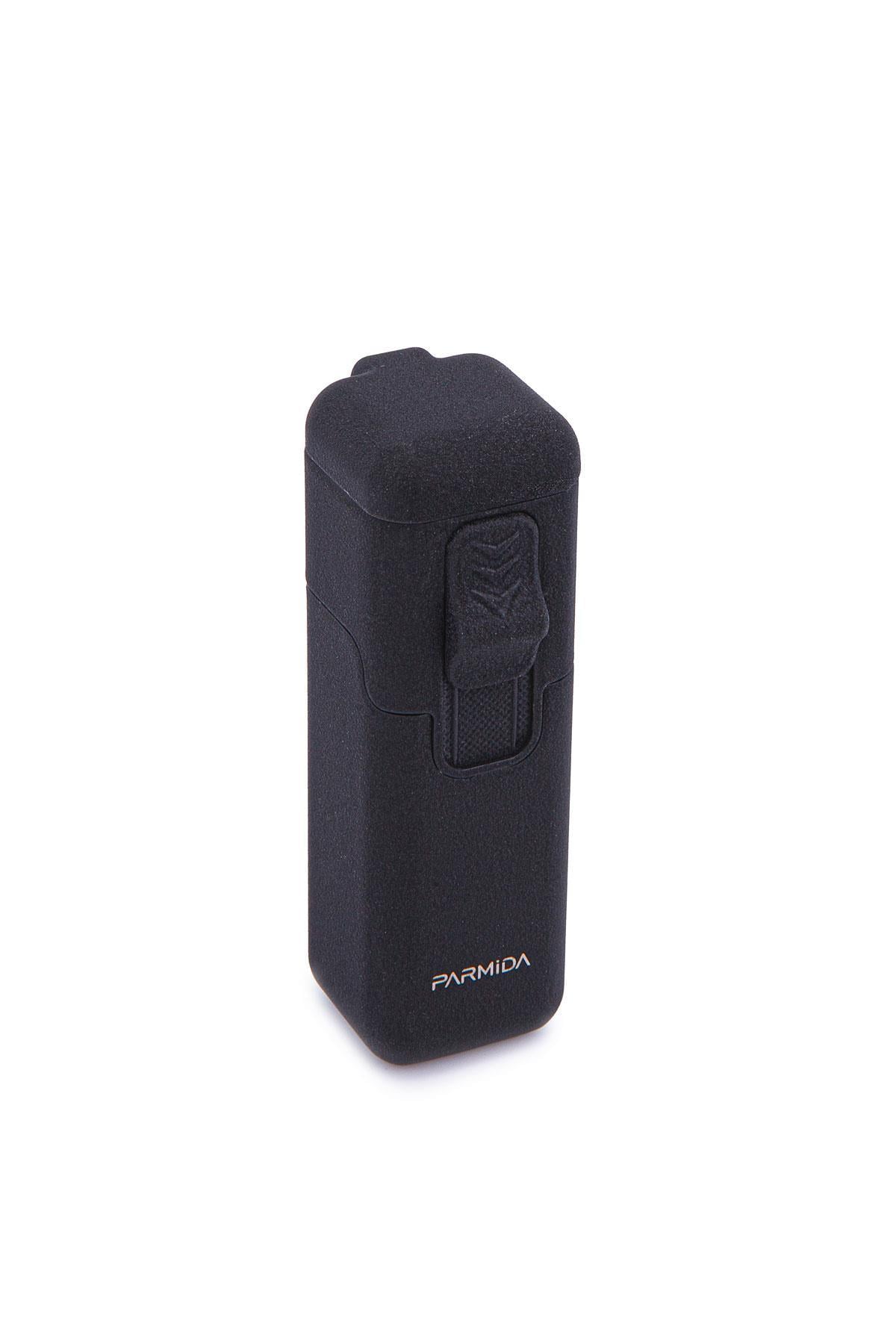 Parmida 4 Torch Pürmüz Mat Siyah Metal Puro Çakmağı
