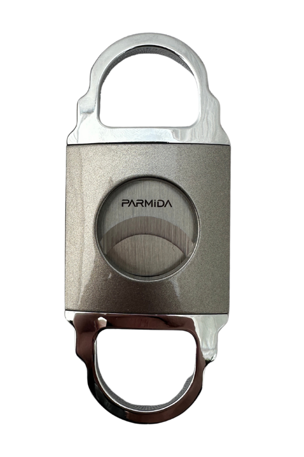 Parmida Çakmak Küllük Kesici Sehpa Dörtlü Gümüş Puro Seti