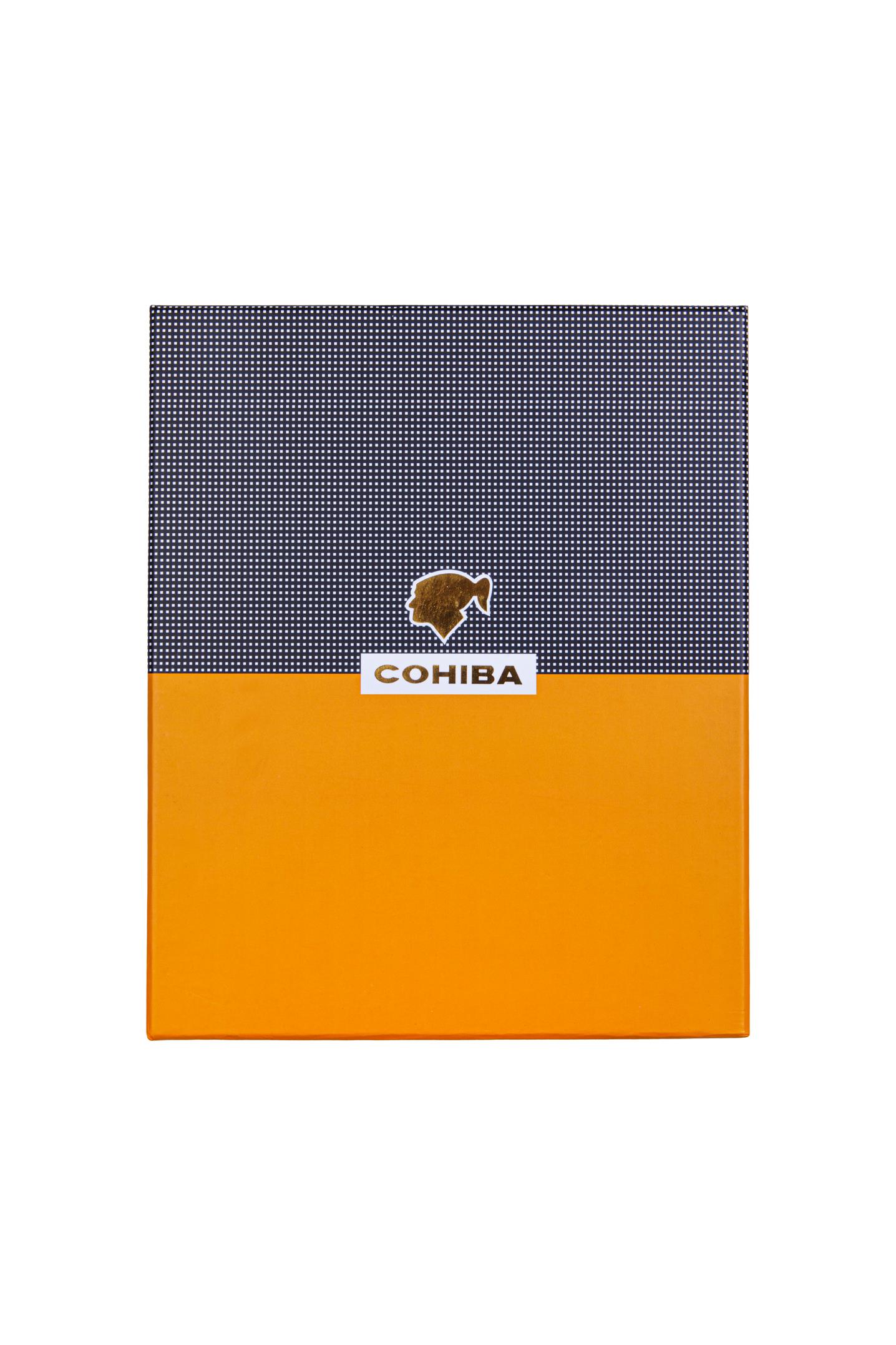 Cohiba Çakmak Kesici Kılıf Sehpa Bronz-Taba Dörtlü Puro Seti