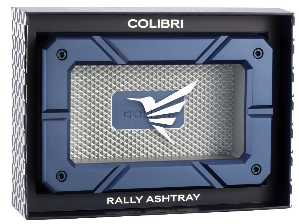 Colibri Rally Ashtray Lacivert - Gümüş Puro Küllüğü