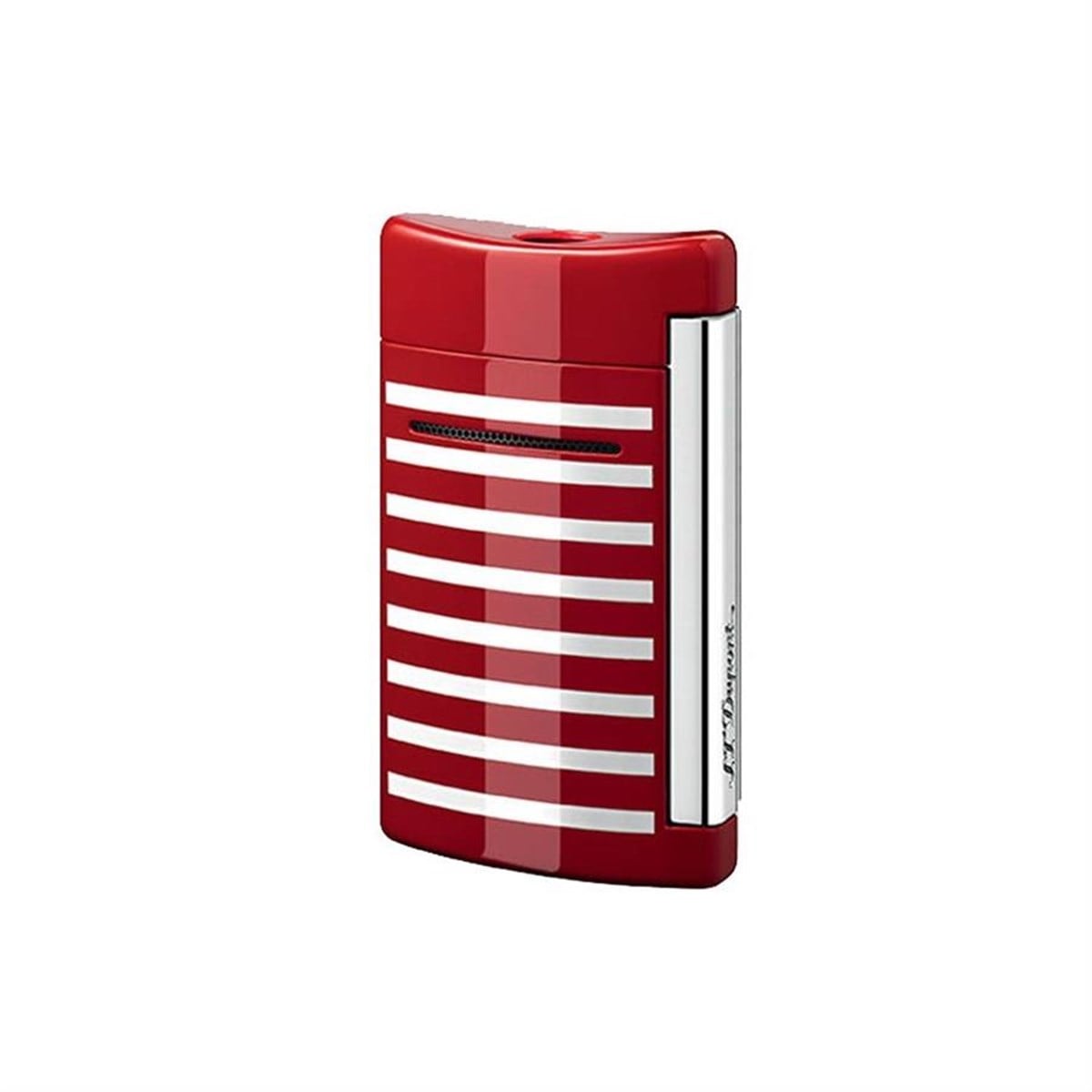 TR1607,S.T. Dupont Minijet Chrome Kırmızı Puro Çakmağı 10107