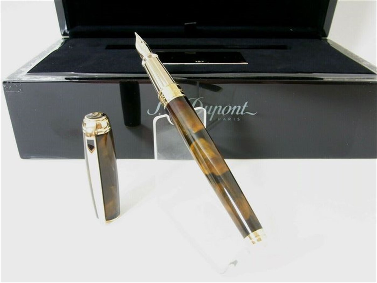 S.T. Dupont Kahverengi Büyük Dolma Kalem 410106