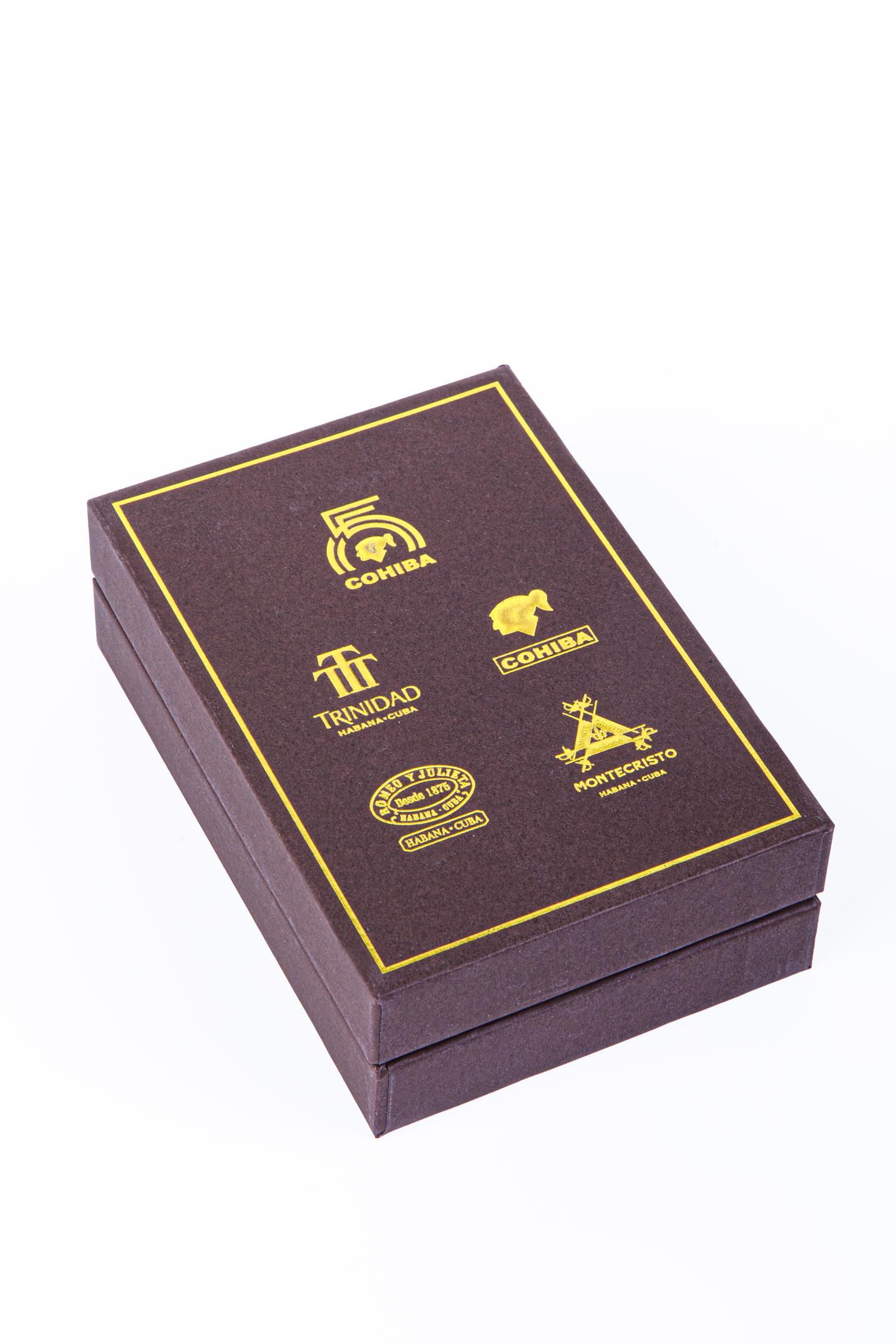 Cohiba Partagas Özel Üretim Siyah Düz & V Metal Puro Makası Kesici