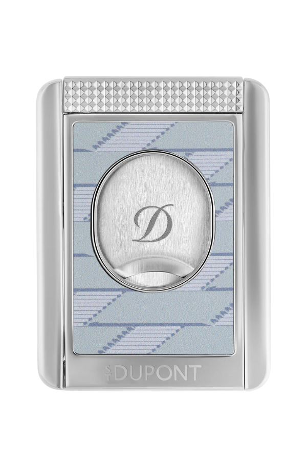 S.T. Dupont Monogram Açık Gri Puro Makası Kesici & Puro Standı 3480M