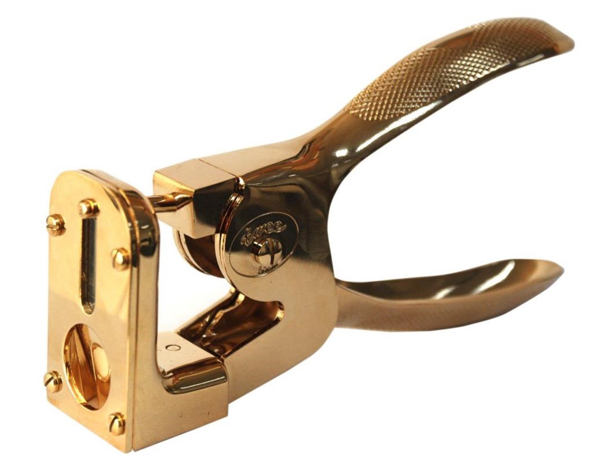 Ewee 24 Ayar Altın Kaplama Gold Puro Makası Kesici