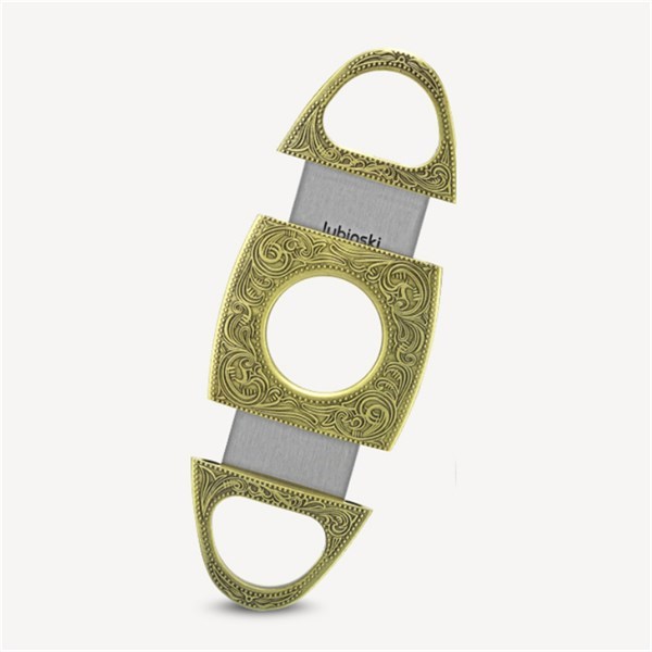 Lubinski Metal Puro Kesici Lazer Bıçak Kabartma İşlemeli Gold (60Ring)