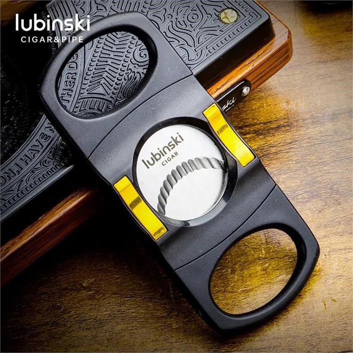 Lubinski Plastik Standlı Puro Kesici Siyah/Gold 60 Ring