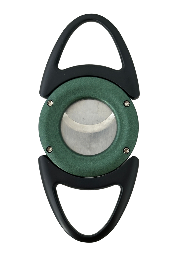 Parmida Siyah-Yeşil Metal Puro Makası Kesici