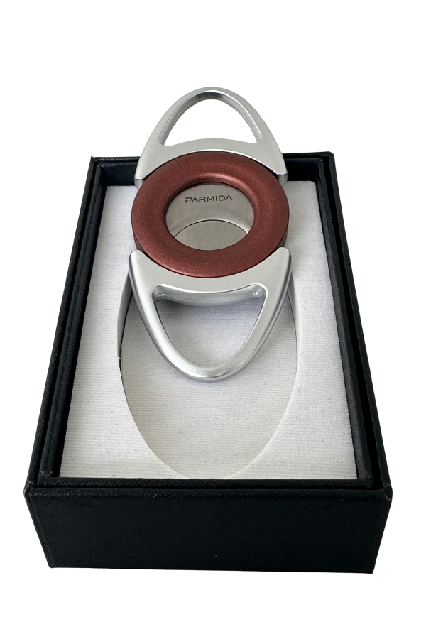 Parmida Gümüş-Bordo Metal Puro Makası Kesici