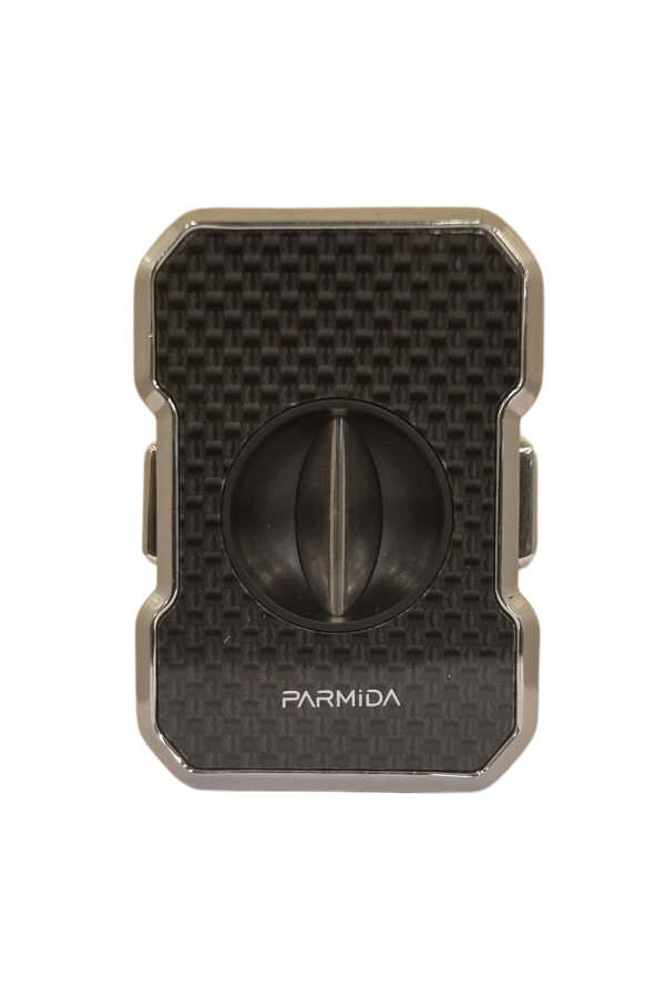 Parmida Gümüş Karbon Desenli Metal Puro Makası Kesici