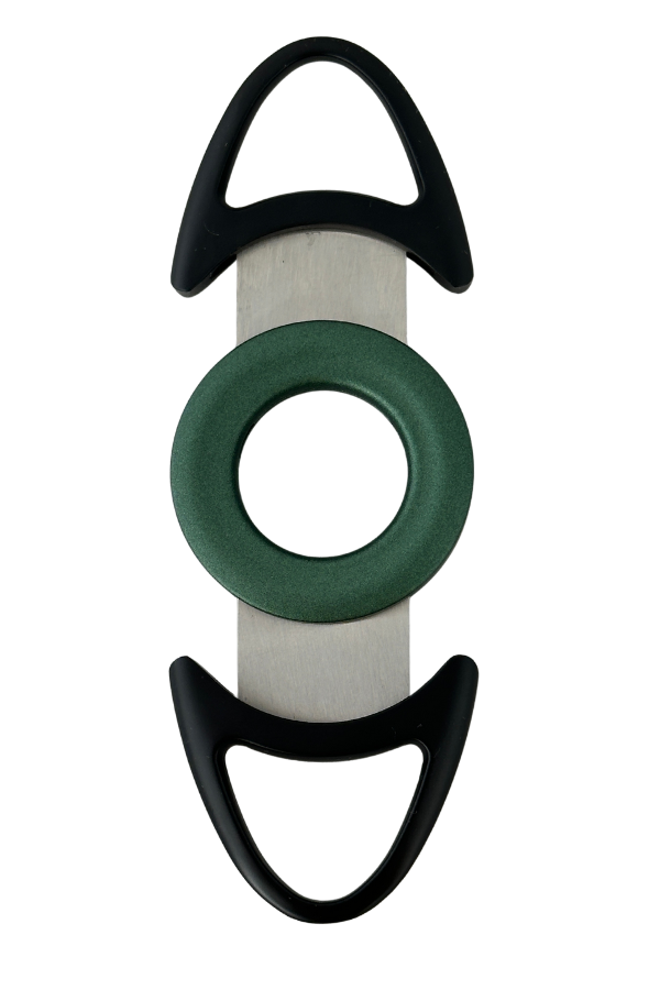 Parmida Siyah-Yeşil Metal Puro Makası Kesici