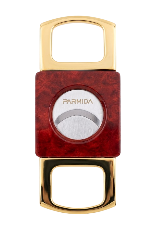 TR9669,Parmida Kırmızı Gold Giyotin Puro Makası Kesici