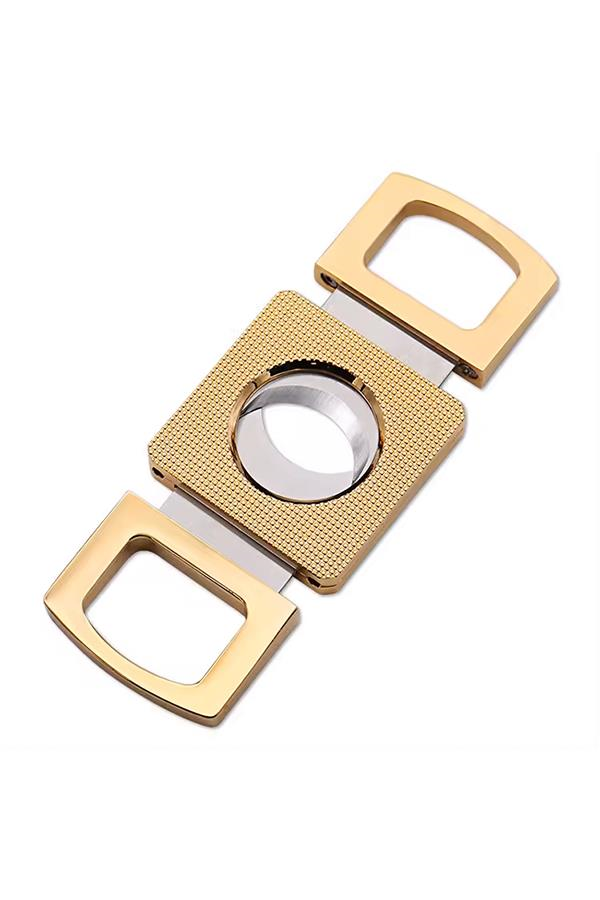PQ Rose Gold Metal İşlemeli Puro Makası Kesici