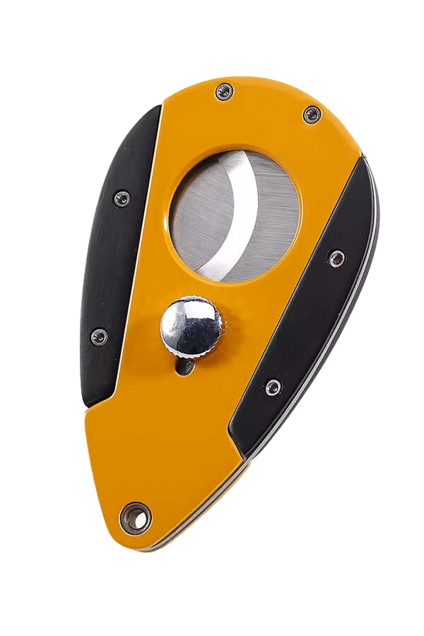 TR7118,PQ Sarı-Siyah Kelebek Dizayn Puro Makası Kesici