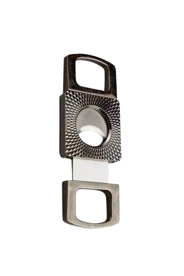 TR6970,PQ Gümüş Metal İşlemeli Puro Makası Kesici