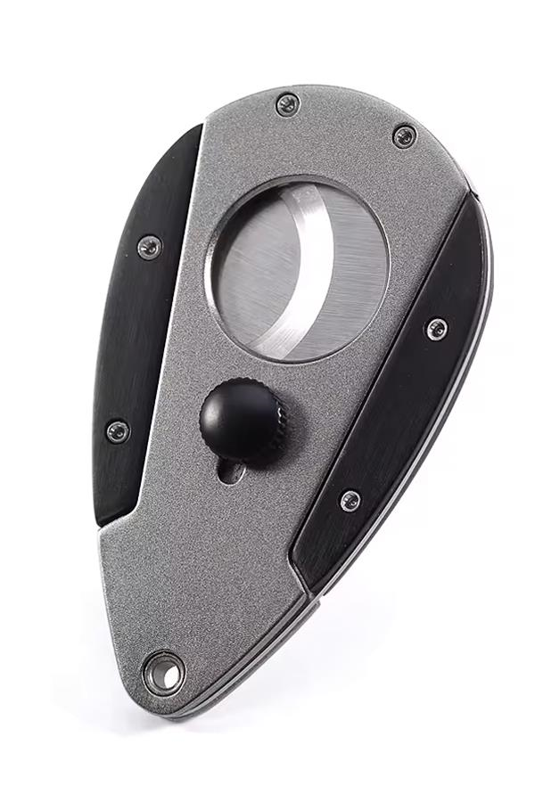 TR7119,PQ Gümüş-Siyah Kelebek Dizayn Puro Makası Kesici