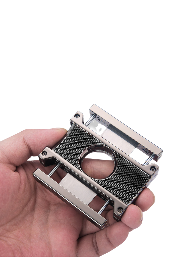 Quantoro Gunmetal Metal Giyotin Puro Makası Kesici