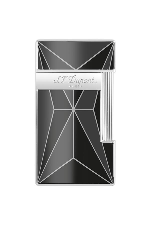S.T. Dupont Slimmy Fire x Black Siyah Çakmak Kesici İkili Puro Seti