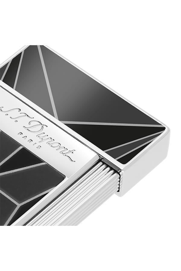 S.T. Dupont Slimmy Fire x Black Siyah Çakmak Küllük İkili Puro Seti